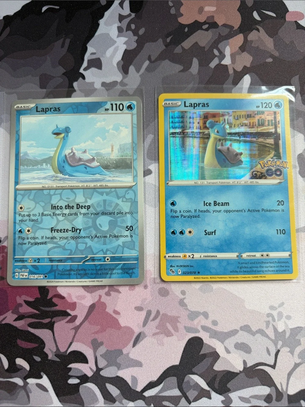 🌊 Lapras Pokémon Reverse Holo & Holo Card Lot | 2 Cards ✨5/$25✨